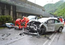 Campi Flegrei: grave incidente stradale nel Tunnel Corvara