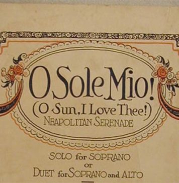 "'O sole mio" storia di una canzone ispirata dal volto dell'amata
