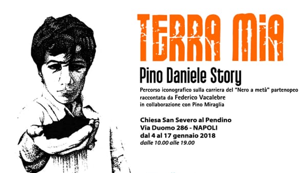 "Terra Mia - Pino Daniele Story": l'emozionante mostra sul nero a metà