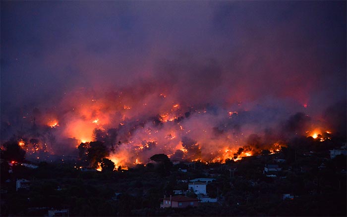 Strage in Grecia: due incendi provocano 50 vittime