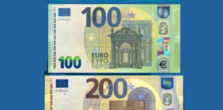 Nuove banconote da 100 e 200 euro in arrivo