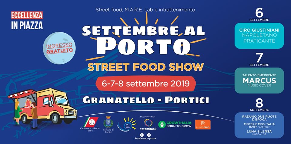 Settembre al Porto, al Granatello l'imperdibile Street Food Show